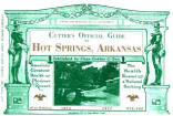 Cutter's Official Guide to Hot Springs, Arkansas. vist0057 front cover